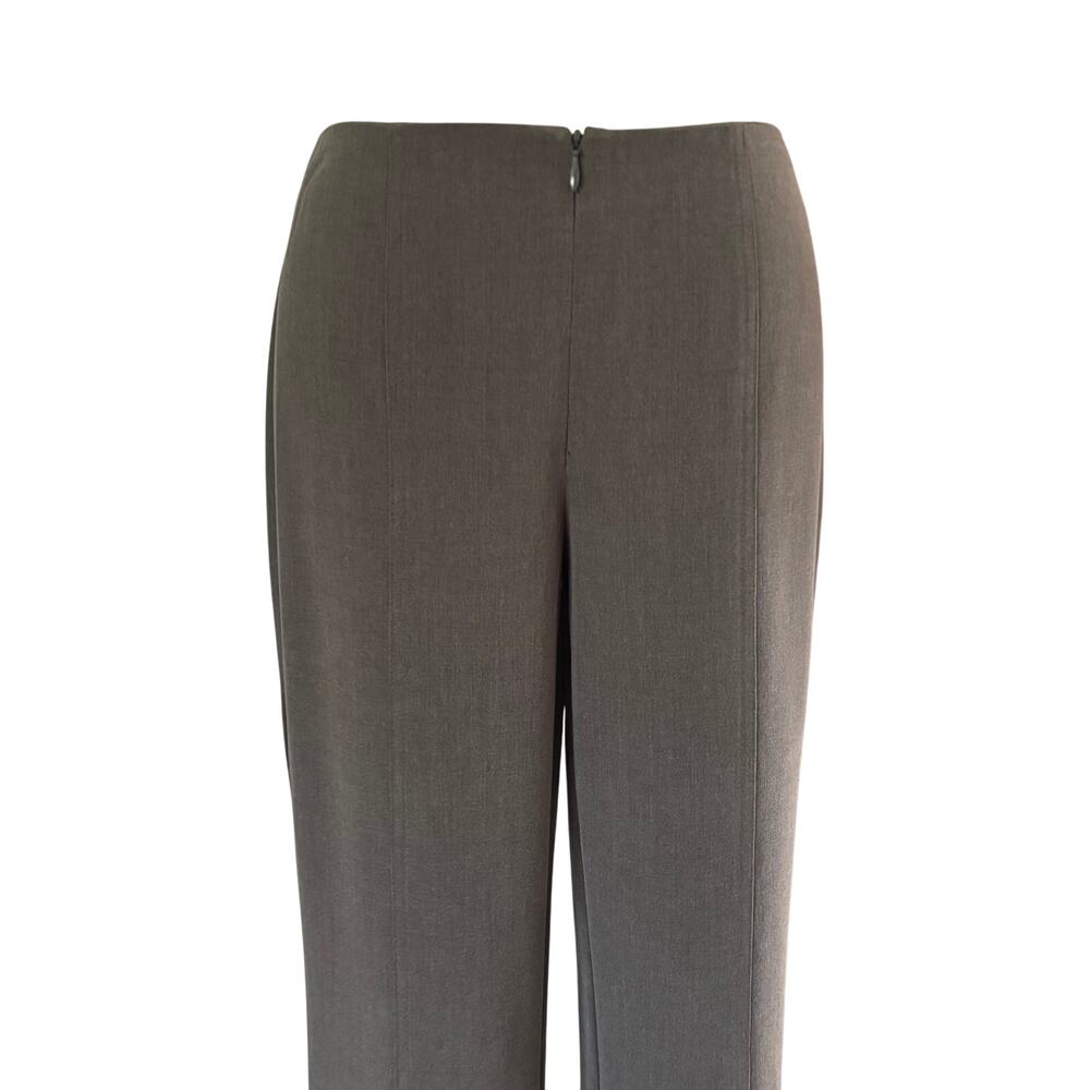 Cache Gray Flat Front Pant 10" Bottom Front Split… - image 2